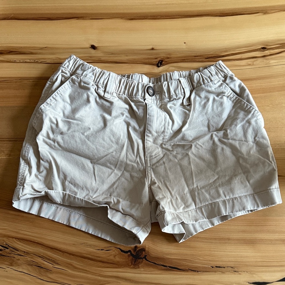 Chubbies Men's Light Tan Flat Front Shorts